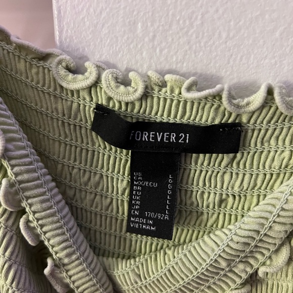 sage green tank top - Picture 3 of 3